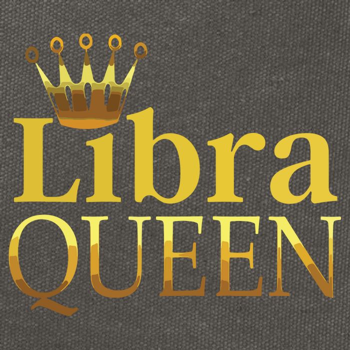 Womens Libra Queen Cotton Canvas Backpack