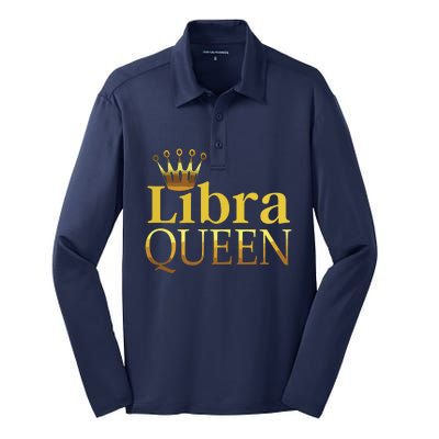 Womens Libra Queen Silk Touch Performance Long Sleeve Polo