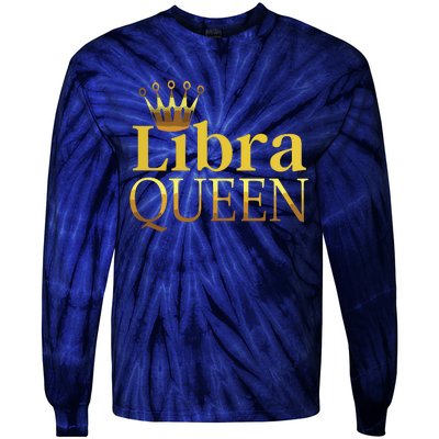 Womens Libra Queen Tie-Dye Long Sleeve Shirt