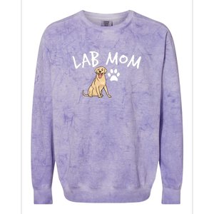 Womens Labrador Retriever Lab Mom Dog Puppy Pet Lover Gift Colorblast Crewneck Sweatshirt