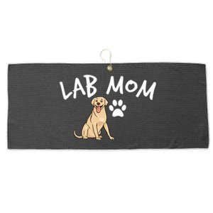 Womens Labrador Retriever Lab Mom Dog Puppy Pet Lover Gift Large Microfiber Waffle Golf Towel