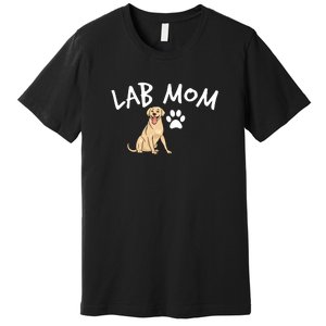 Womens Labrador Retriever Lab Mom Dog Puppy Pet Lover Gift Premium T-Shirt