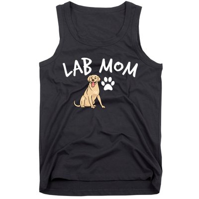 Womens Labrador Retriever Lab Mom Dog Puppy Pet Lover Gift Tank Top