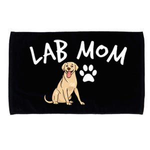 Womens Labrador Retriever Lab Mom Dog Puppy Pet Lover Gift Microfiber Hand Towel