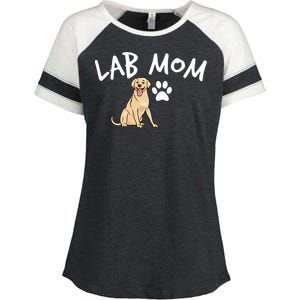 Womens Labrador Retriever Lab Mom Dog Puppy Pet Lover Gift Enza Ladies Jersey Colorblock Tee