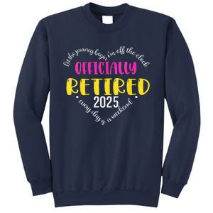 Women Ly Retired 2025 Heart Sweatshirt