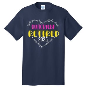 Women Ly Retired 2025 Heart Tall T-Shirt