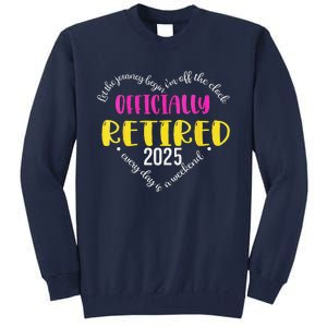 Women Ly Retired 2025 Heart Tall Sweatshirt