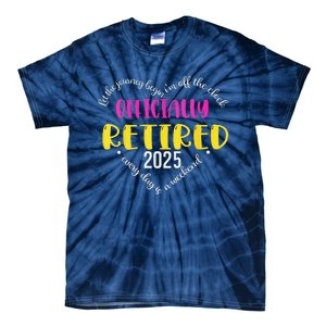 Women Ly Retired 2025 Heart Tie-Dye T-Shirt