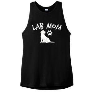 Womens Labrador Retriever Lab Mom Dog Puppy Pet Lover Gift Ladies PosiCharge Tri-Blend Wicking Tank