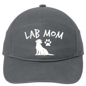 Womens Labrador Retriever Lab Mom Dog Puppy Pet Lover Gift 7-Panel Snapback Hat