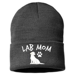 Womens Labrador Retriever Lab Mom Dog Puppy Pet Lover Gift Sustainable Knit Beanie