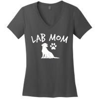 Womens Labrador Retriever Lab Mom Dog Puppy Pet Lover Gift Women's V-Neck T-Shirt