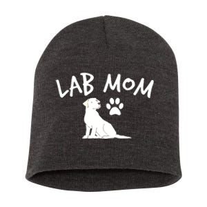 Womens Labrador Retriever Lab Mom Dog Puppy Pet Lover Gift Short Acrylic Beanie