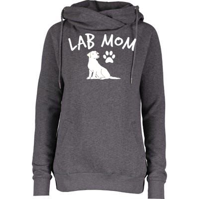 Womens Labrador Retriever Lab Mom Dog Puppy Pet Lover Gift Womens Funnel Neck Pullover Hood