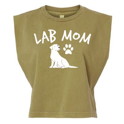 Womens Labrador Retriever Lab Mom Dog Puppy Pet Lover Gift Garment-Dyed Women's Muscle Tee