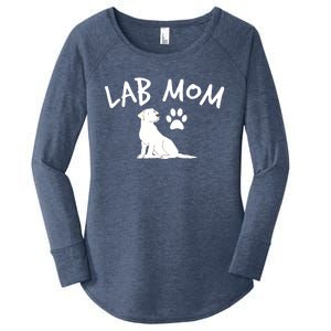 Womens Labrador Retriever Lab Mom Dog Puppy Pet Lover Gift Women's Perfect Tri Tunic Long Sleeve Shirt