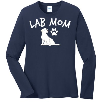 Womens Labrador Retriever Lab Mom Dog Puppy Pet Lover Gift Ladies Long Sleeve Shirt