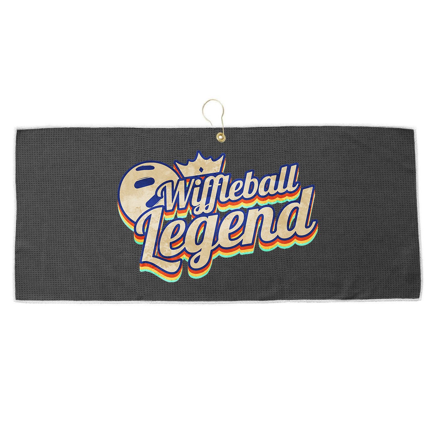 Wiffleball Legend Retro Large Microfiber Waffle Golf Towel