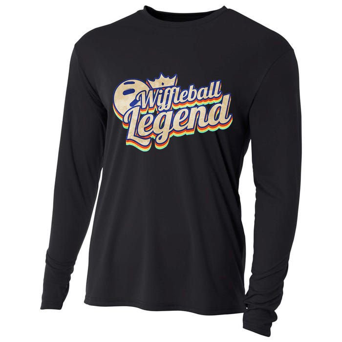 Wiffleball Legend Retro Cooling Performance Long Sleeve Crew