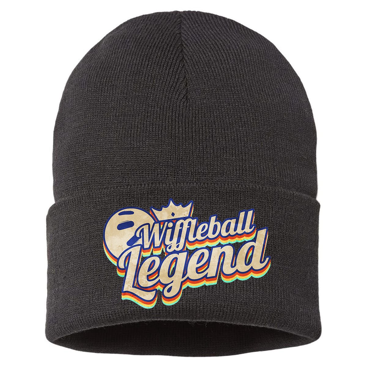 Wiffleball Legend Retro Sustainable Knit Beanie