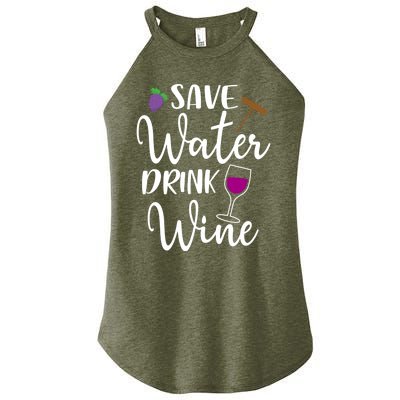 Wine Lover Save Water Wine Ing Quote Winery Gift Women's Perfect Tri Rocker Tank