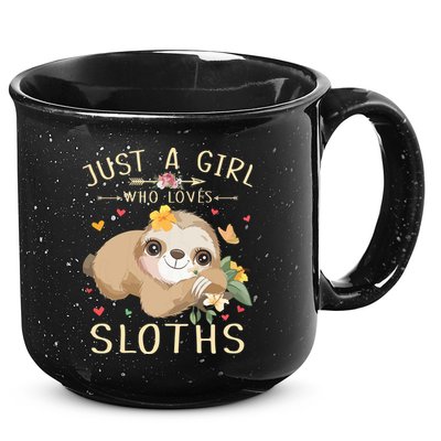 Who Loves Sloths 15oz Campfire Ceramic Mug
