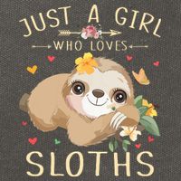 Who Loves Sloths Cotton Canvas Backpack