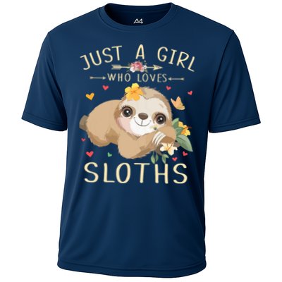 Who Loves Sloths Performance Shirt