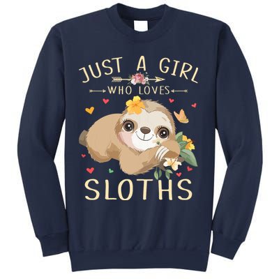 Who Loves Sloths Sweatshirt