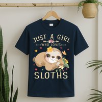 Who Loves Sloths T-Shirt