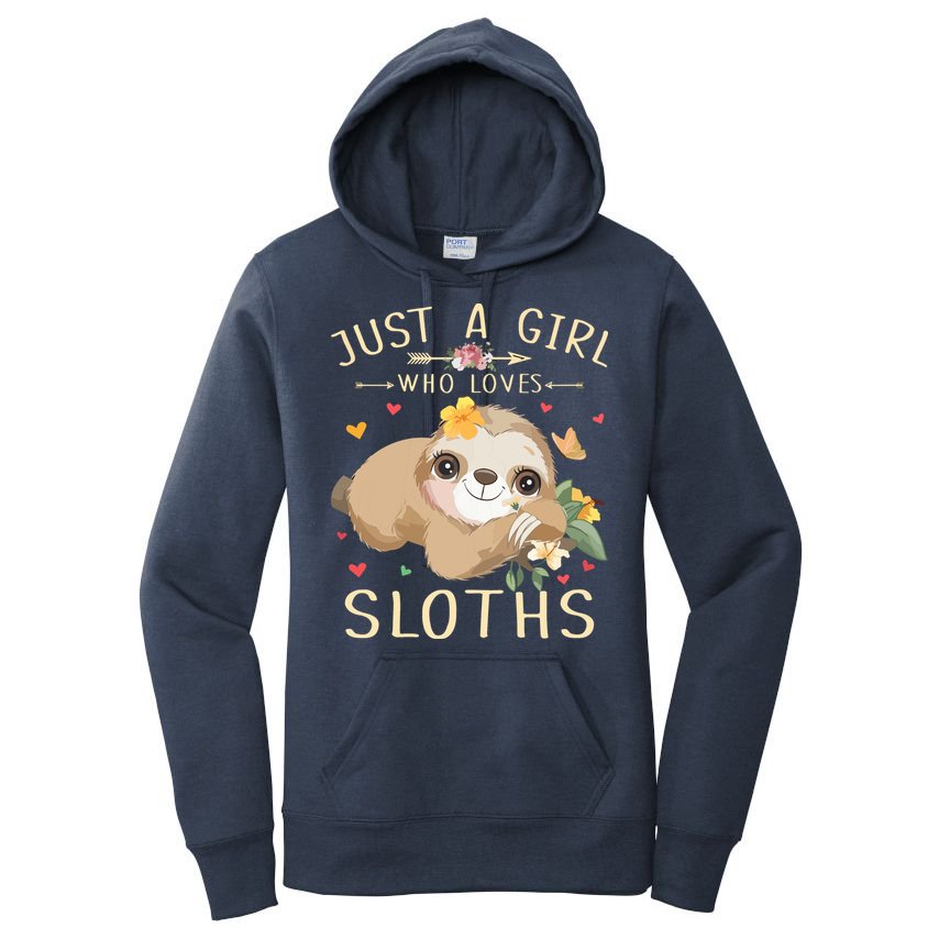 Who Loves Sloths Women's Pullover Hoodie