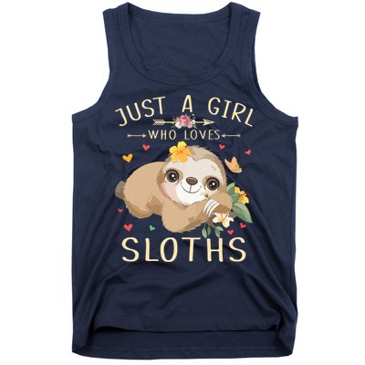 Who Loves Sloths Tank Top