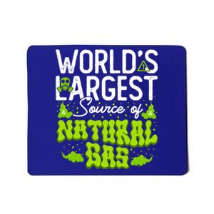 WorldS Largest Source Of Natural Gas Funny Fart Machine Gift Mousepad