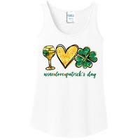 Wine Love Shamrock Wine Lovers Funny St Patricks Day Gifts Ladies Essential Tank