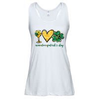 Wine Love Shamrock Wine Lovers Funny St Patricks Day Gifts Ladies Essential Flowy Tank