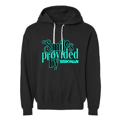 Wakaan Liquid Stranger Sskwan Le 2023 Smiles Garment-Dyed Fleece Hoodie