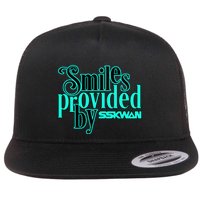 Wakaan Liquid Stranger Sskwan Le 2023 Smiles Flat Bill Trucker Hat
