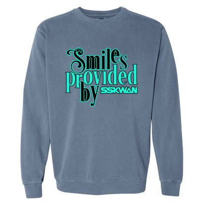 Wakaan Liquid Stranger Sskwan Le 2023 Smiles Garment-Dyed Sweatshirt