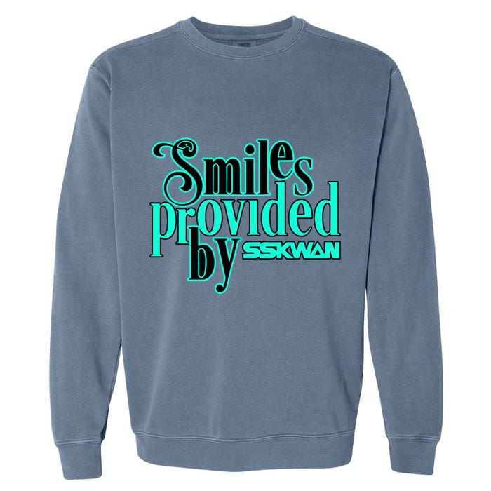 Wakaan Liquid Stranger Sskwan Le 2023 Smiles Garment-Dyed Sweatshirt