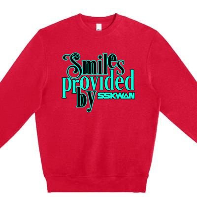 Wakaan Liquid Stranger Sskwan Le 2023 Smiles Premium Crewneck Sweatshirt