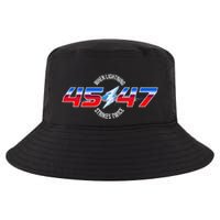 When Lightning Strikes Twice 45 47 Trump Reelection Cool Comfort Performance Bucket Hat