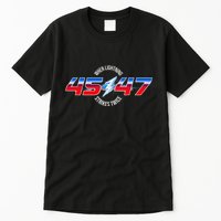 When Lightning Strikes Twice 45 47 Trump Reelection Tall T-Shirt