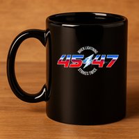 When Lightning Strikes Twice 45 47 Trump Reelection 11oz C Handle Ceramic Mug