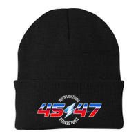 When Lightning Strikes Twice 45 47 Trump Reelection Beanie