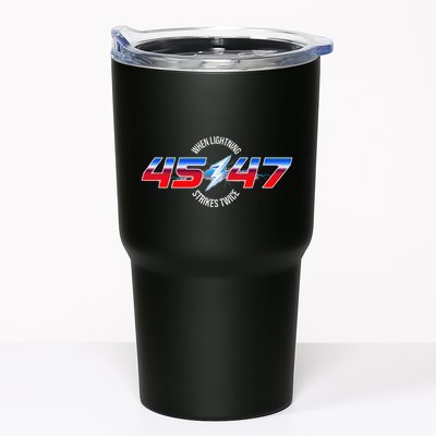 When Lightning Strikes Twice 45 47 Trump Reelection Tumbler