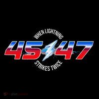 When Lightning Strikes Twice 45 47 Trump Reelection Youth Performance Sprint T-Shirt