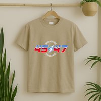 When Lightning Strikes Twice 45 47 Trump Reelection T-Shirt