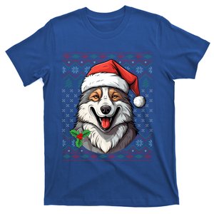 Wolf Lover Santa Hat Xmas Winter Ugly Wolf Christmas Gift T-Shirt