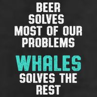 Whale Lover Solves Save The Whales Earth Day Funny Gift 7 Panel Mesh Trucker Snapback Hat